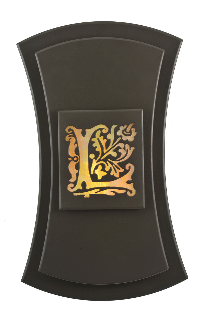 Meyda Tiffany 109713 One Light Wall Sconce, Timeless Bronze