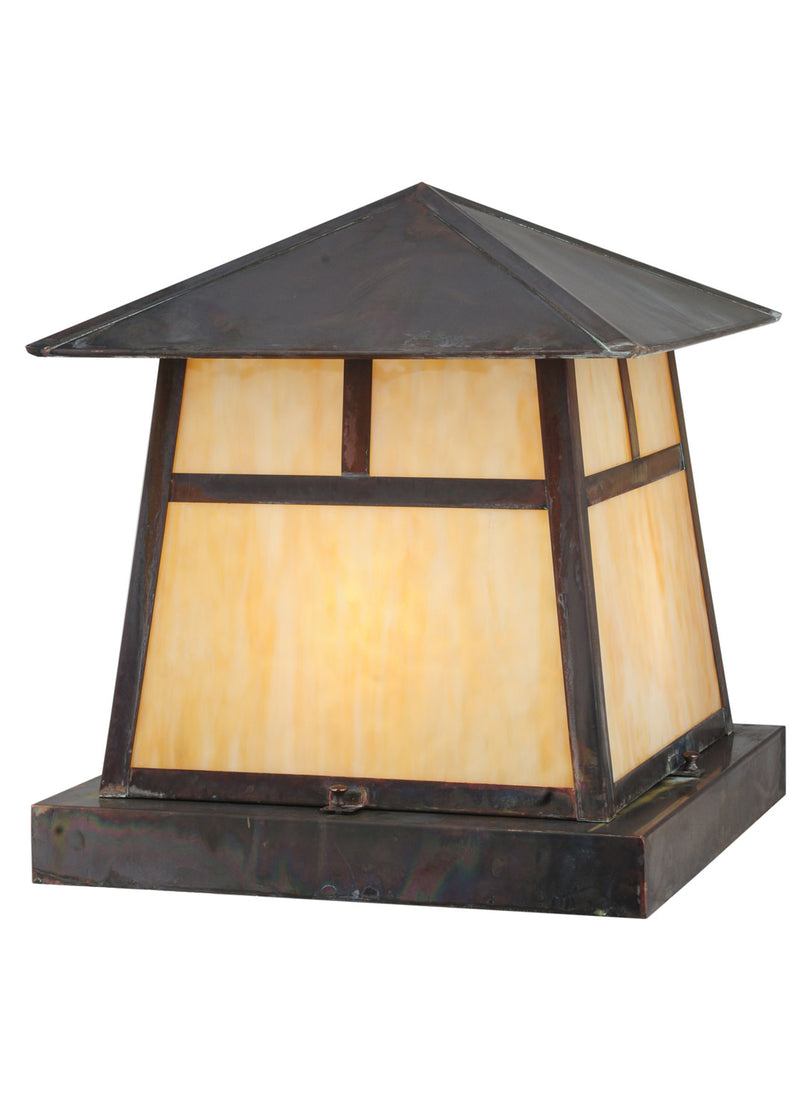 Meyda Tiffany 114110 Four Light Pier Mount, Vintage Copper