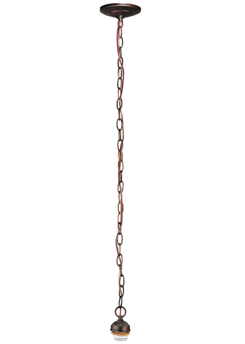 Meyda Tiffany 114230 One Light Pendant Hardware, Mahogany Bronze
