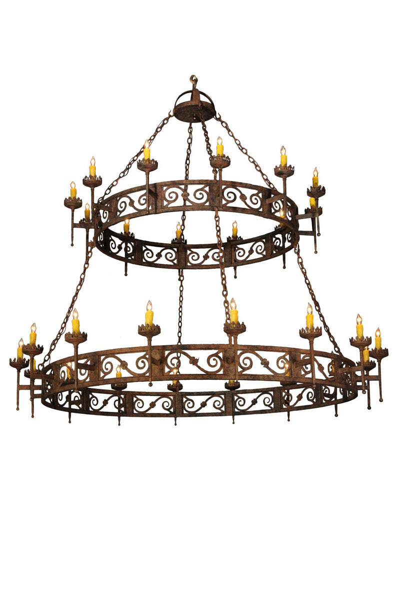 Meyda Tiffany 115701 16 Light Chandelier, Gilded Tobacco