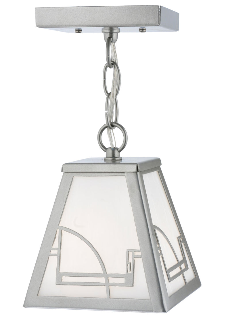 Meyda Tiffany 116750 One Light Mini Pendant, Nickel