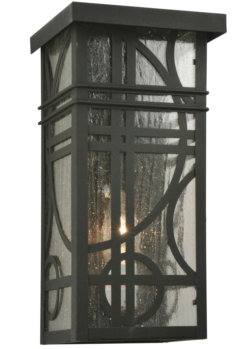 Meyda Tiffany 116774 One Light Wall Sconce, Textured Black