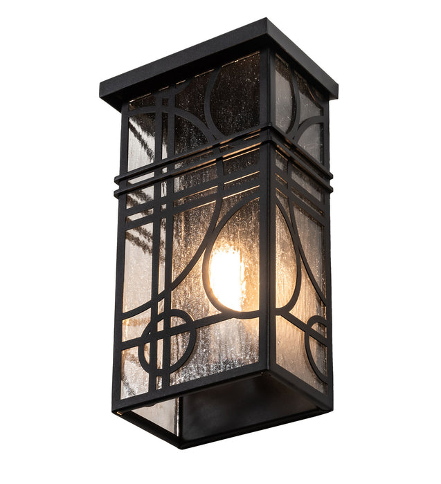 Meyda Tiffany 116773 One Light Wall Sconce, Textured Black