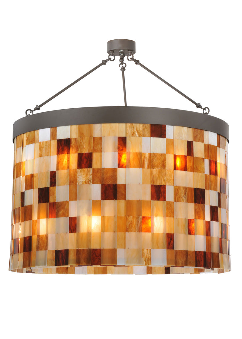 Meyda Tiffany 116782 24 Light Semi-Flushmount, Oil Rubbed Bronze