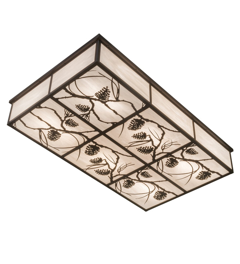 Meyda Tiffany 117123 12 Light Flushmount, Cafe Noir