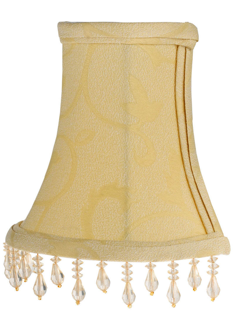 Meyda Tiffany 117178 Shade, Patterned Satin Beige