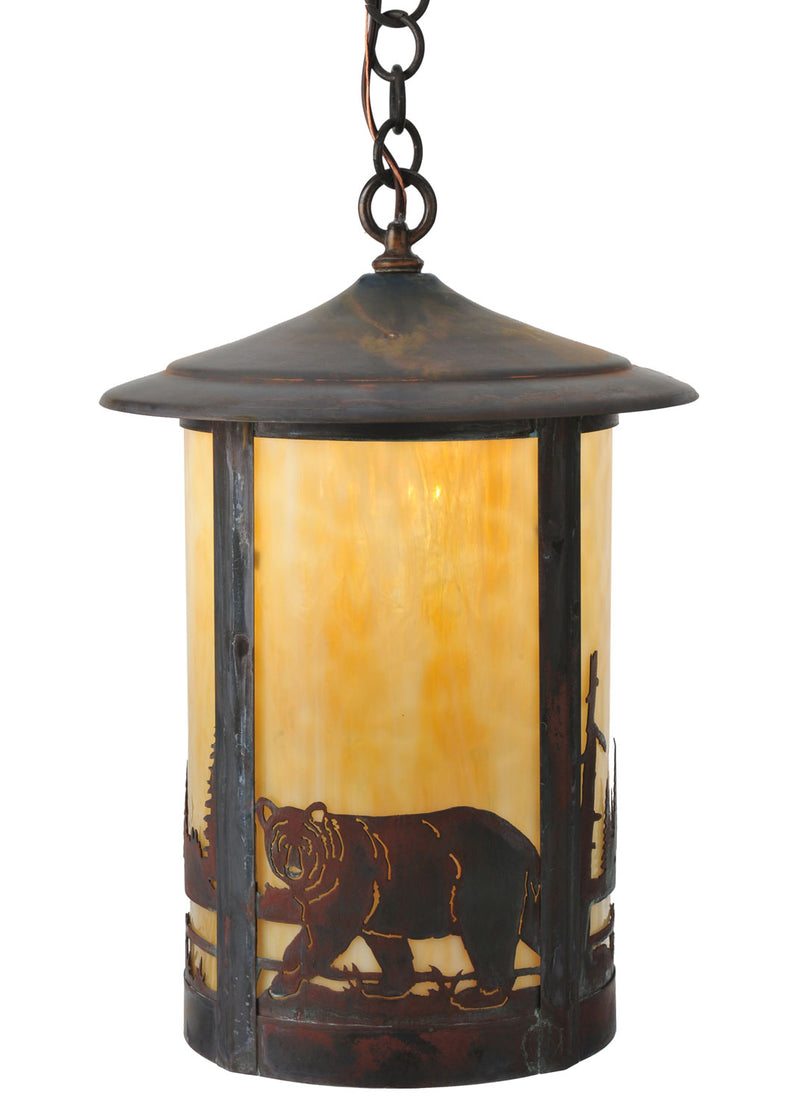 Meyda Tiffany 117454 One Light Pendant, Vintage Copper
