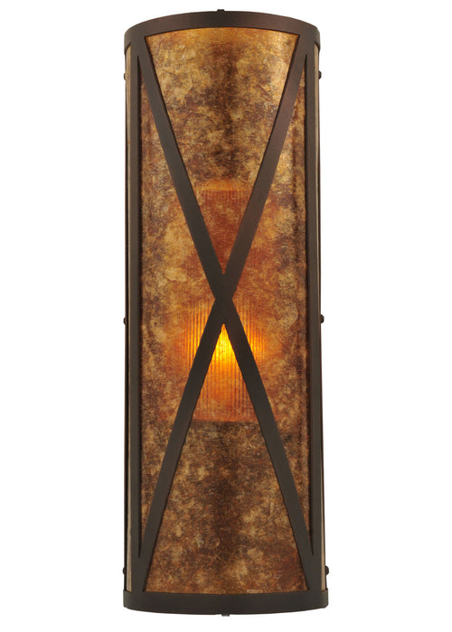 Meyda Tiffany 117850 One Light Wall Sconce, Mahogany Bronze