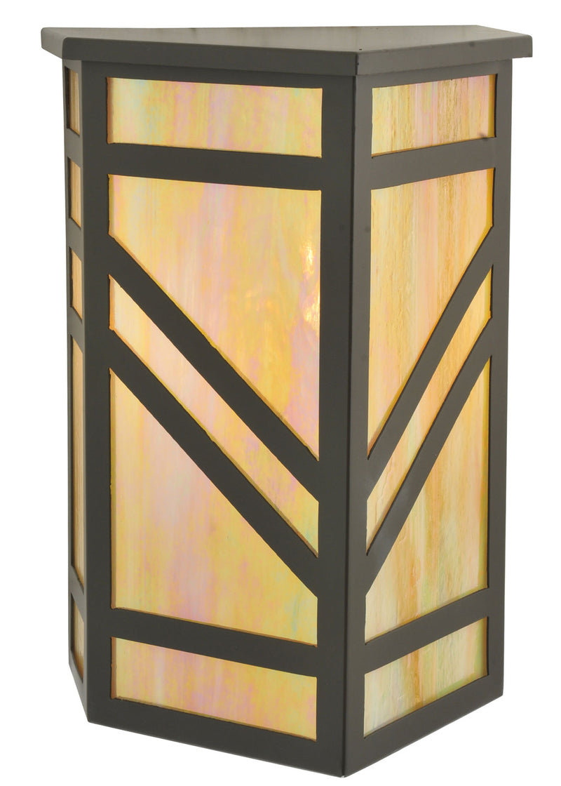 Meyda Tiffany 117906 One Light Wall Sconce, Timeless Bronze