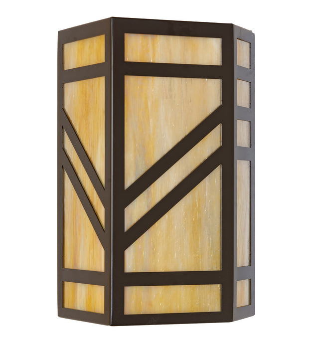 Meyda Tiffany 117910 One Light Wall Sconce, Timeless Bronze