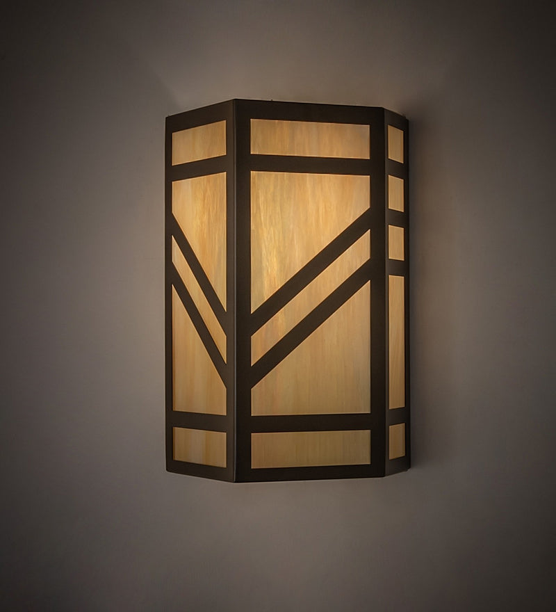 Meyda Tiffany 117910 One Light Wall Sconce, Timeless Bronze