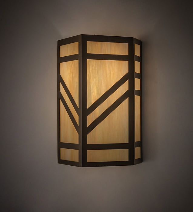 Meyda Tiffany 117910 One Light Wall Sconce, Timeless Bronze