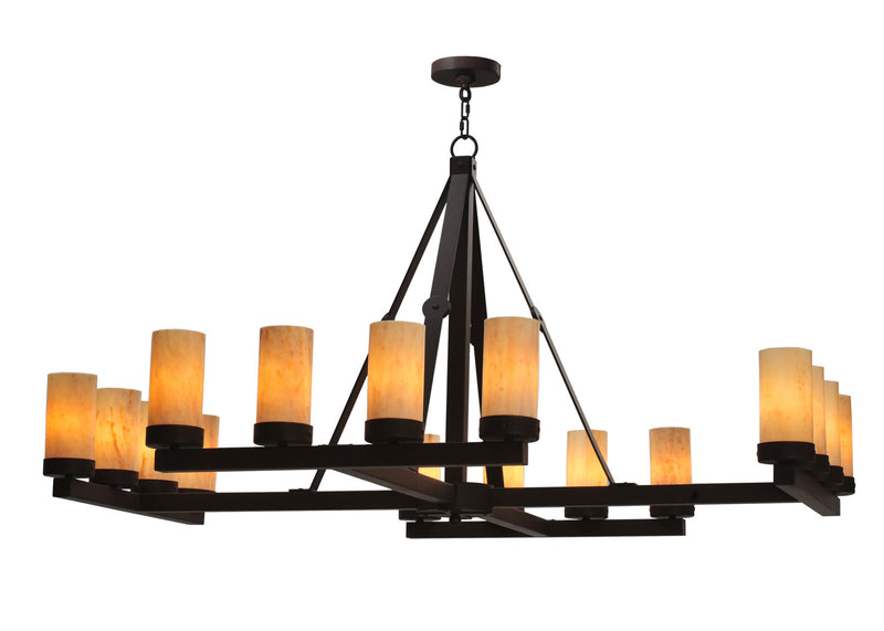 Meyda Tiffany 117966 16 Light Chandelier, Cafe Noir
