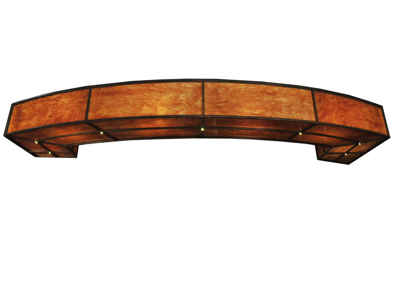Meyda Tiffany 118174 19 Light Semi-Flushmount, Wrought Iron