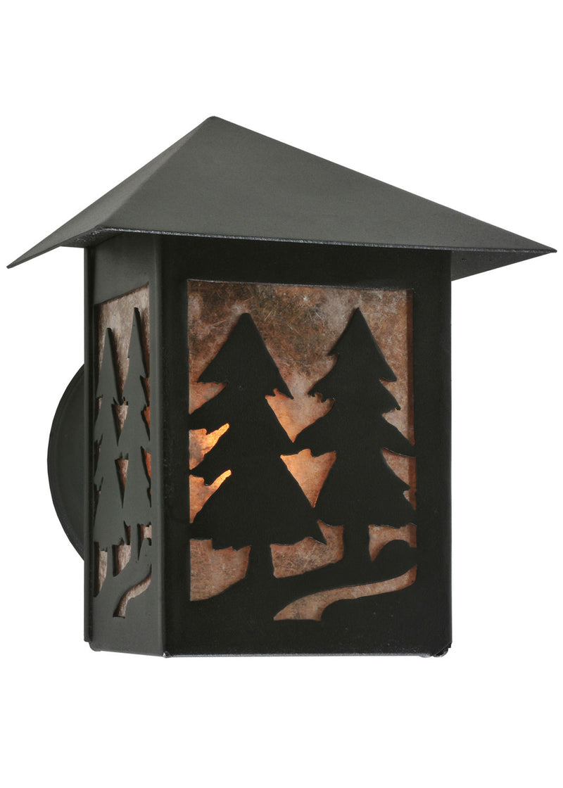 Meyda Tiffany 118283 One Light Wall Sconce, Textured Black