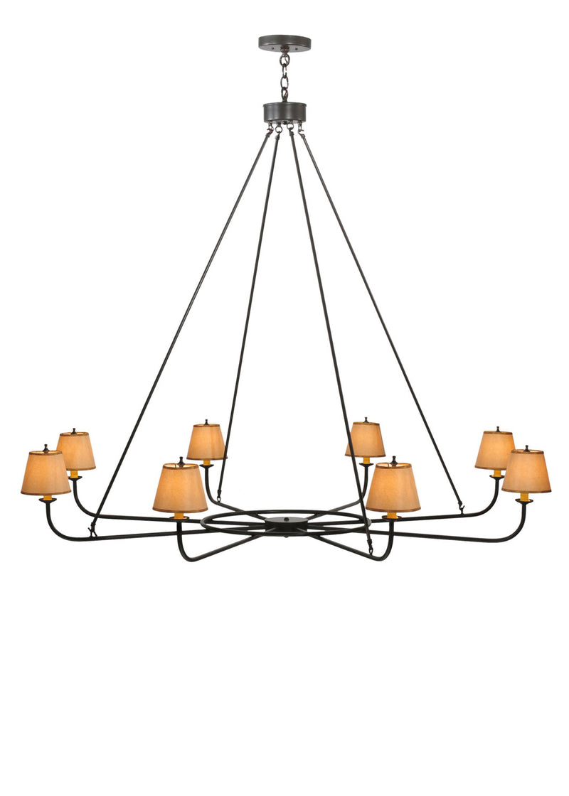 Meyda Tiffany 118614 Eight Light Chandelier, Timeless Bronze