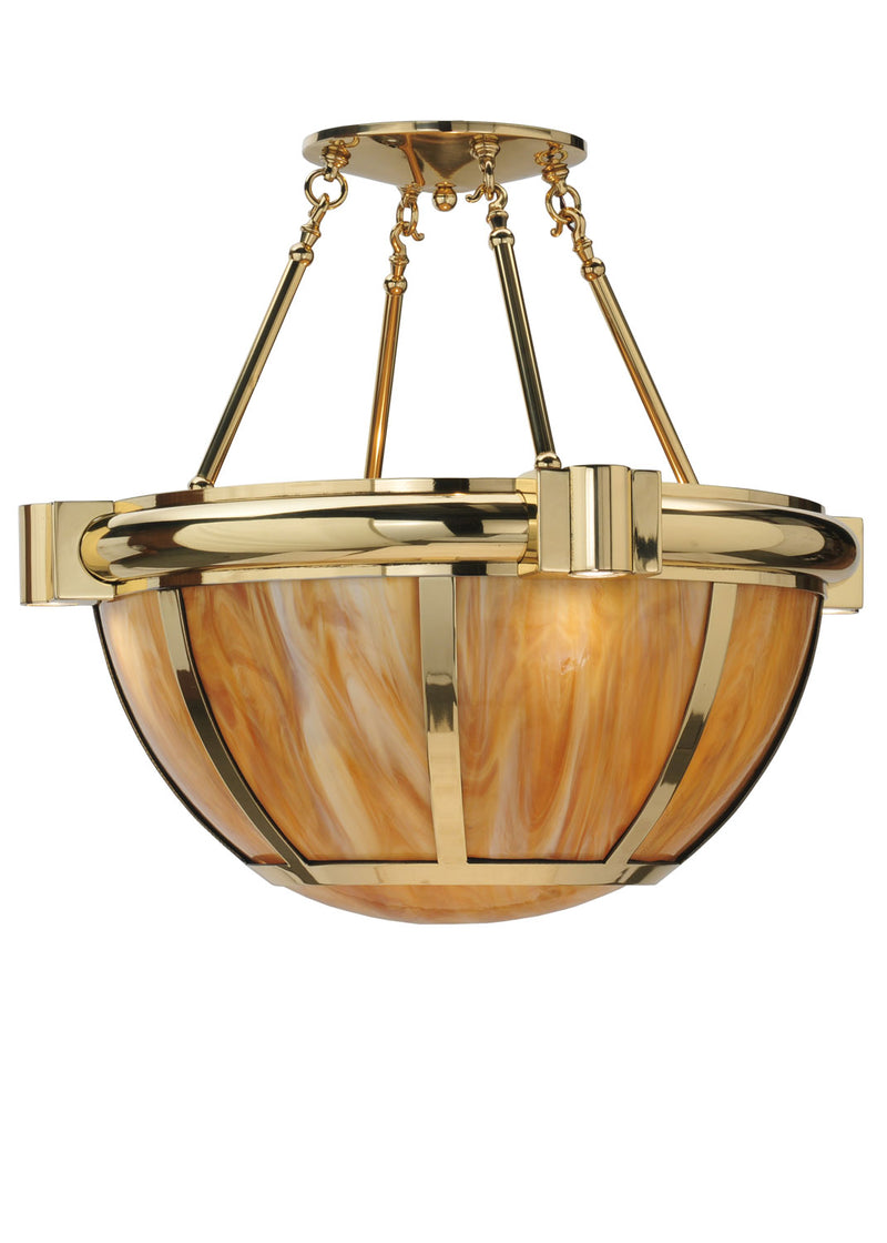 Meyda Tiffany 118859 Five Light Semi-Flushmount, Spectrum
