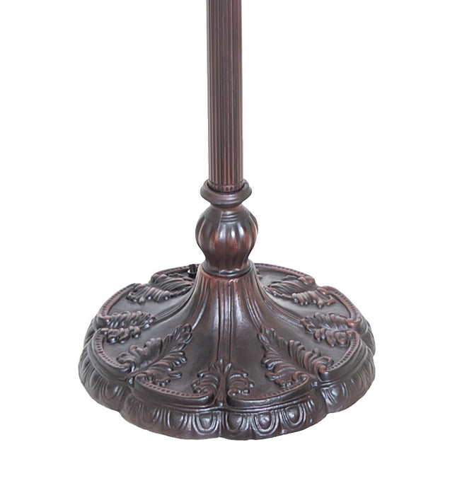 Meyda Tiffany 119598 Two Light Floor Lamp, Mahogany Bronze