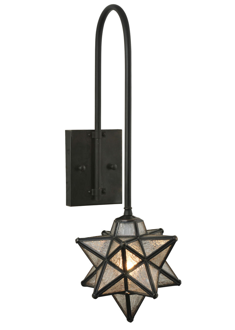 Meyda Tiffany 119794 One Light Wall Sconce, Craftsman Brown