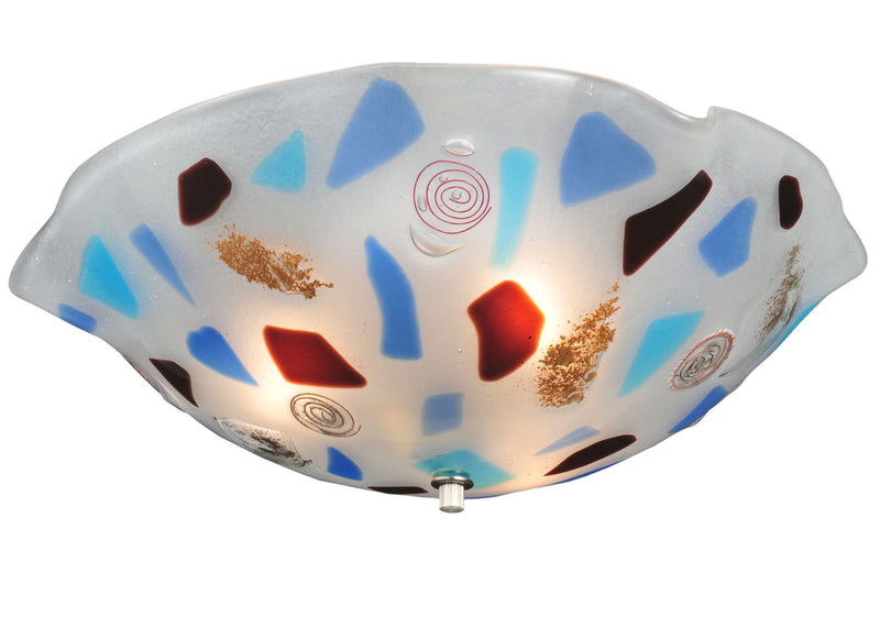 Meyda Tiffany 120076 Three Light Flushmount, Custom