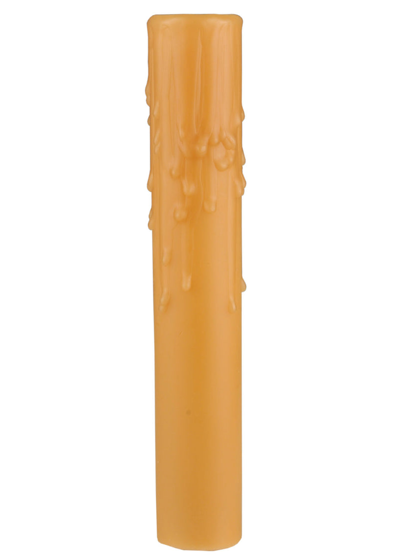 Meyda Tiffany 120717 Candle Cover, Honey / Candelabra Clear Reeded Watt Max