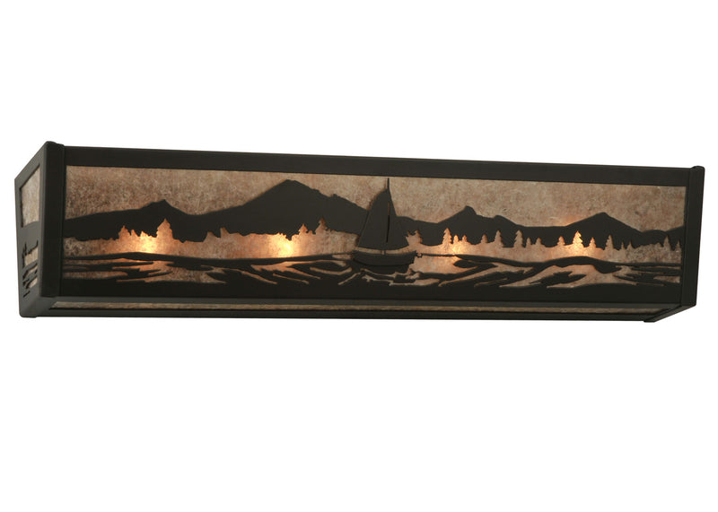 Meyda Tiffany 121280 Four Light Vanity, Oil Rubbed Bronze