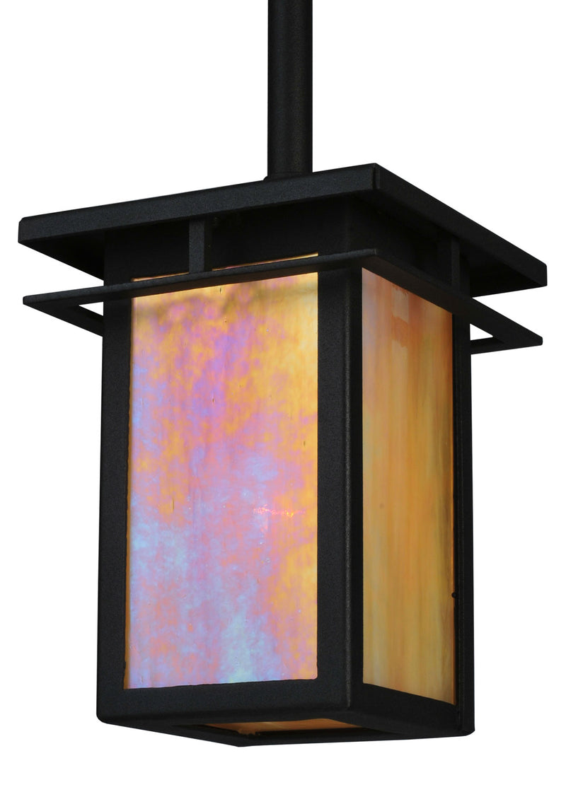 Meyda Tiffany 121430 One Light Pendant, Textured Black