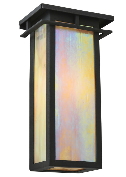 Meyda Tiffany 121431 One Light Wall Sconce, Textured Black
