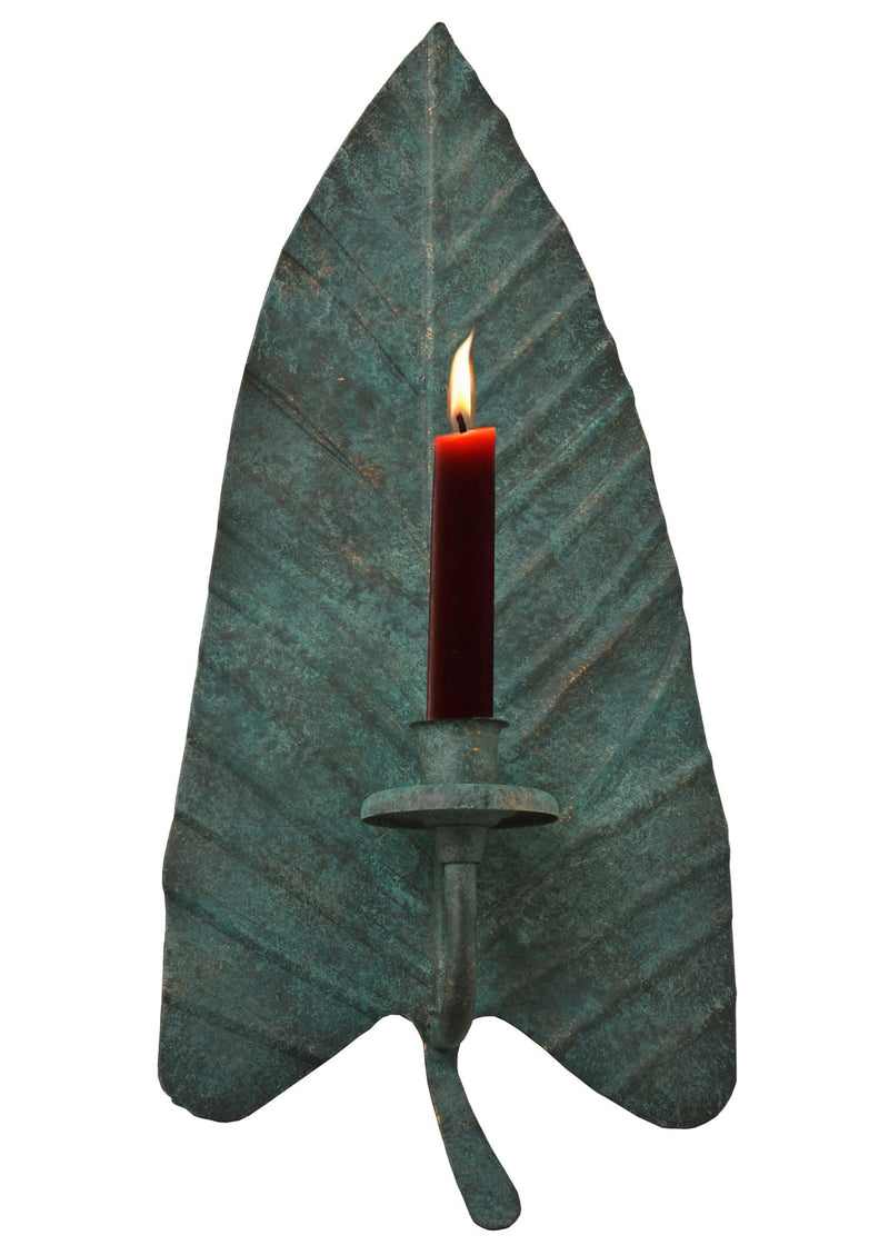 Meyda Tiffany 121493 Wall Candle Holder, Golden Verde