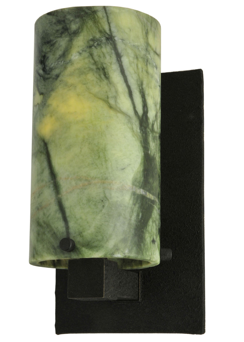 Meyda Tiffany 121999 One Light Wall Sconce, Black Metal