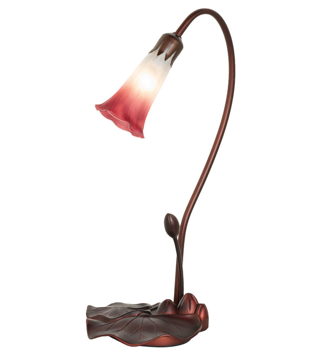 Meyda Tiffany 13509 One Light Accent Lamp, Mahogany Bronze