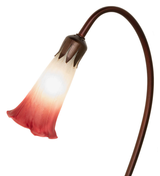 Meyda Tiffany 13509 One Light Accent Lamp, Mahogany Bronze