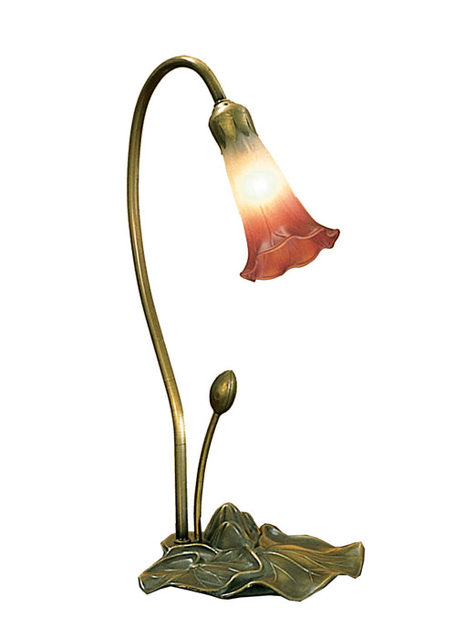 Meyda Tiffany 13509 One Light Accent Lamp, Mahogany Bronze