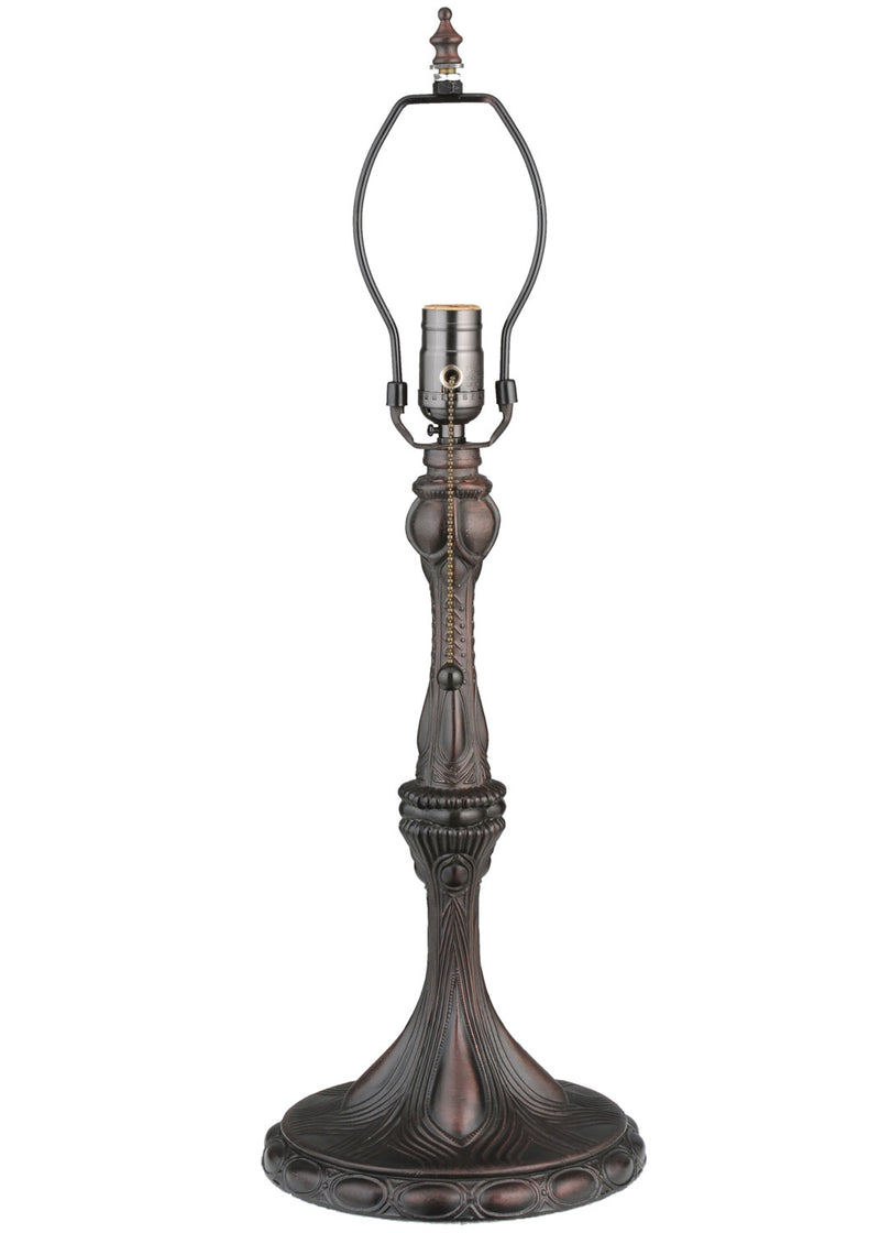 Meyda Tiffany 23210 One Light Base, Mahogany Bronze