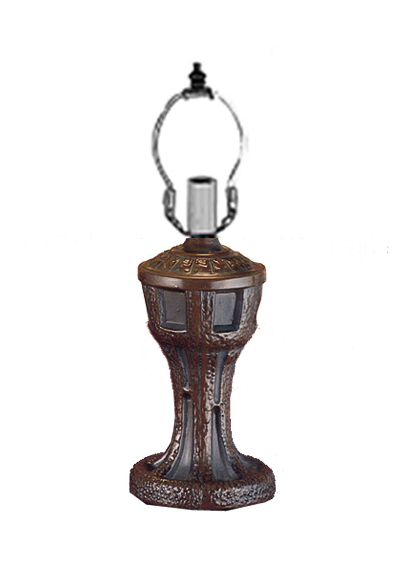Meyda Tiffany 25019 One Light Table Base, Rust