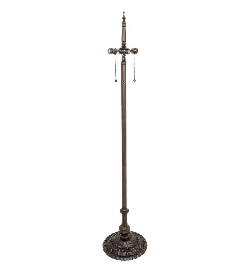 Meyda Tiffany 26306 Three Light Floor Base, Mahogany Bronze