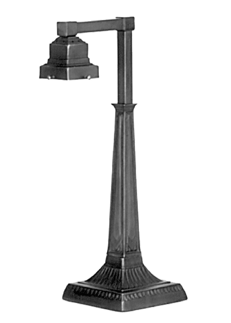 Meyda Tiffany 26413 One Light Table Base, Mahogany Bronze