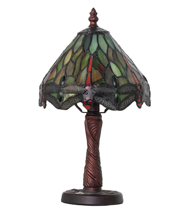 Meyda Tiffany 26614 One Light Mini Lamp, Antique Copper