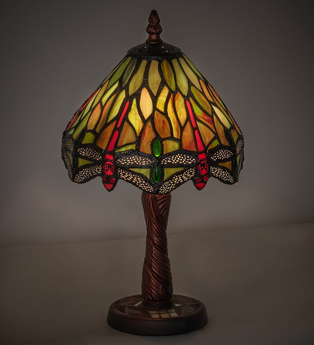 Meyda Tiffany 26614 One Light Mini Lamp, Antique Copper