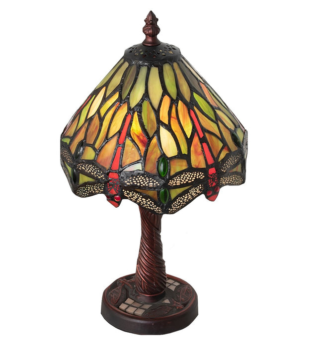 Meyda Tiffany 26614 One Light Mini Lamp, Antique Copper