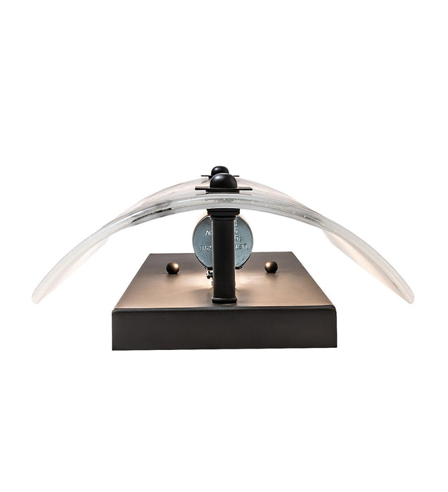 Meyda Tiffany 26996 One Light Wall Sconce, Solar Black