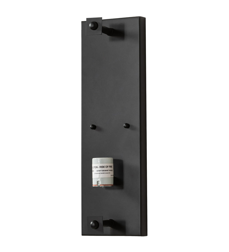 Meyda Tiffany 26996 One Light Wall Sconce, Solar Black