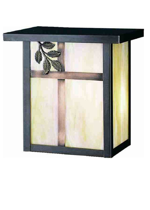 Meyda Tiffany 43233 One Light Wall Sconce, Craftsman Brown