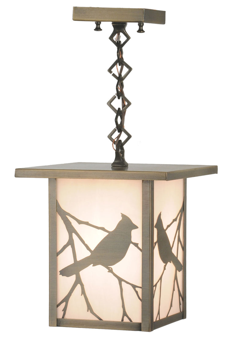Meyda Tiffany 43378 One Light Mini Pendant, Antique Brass