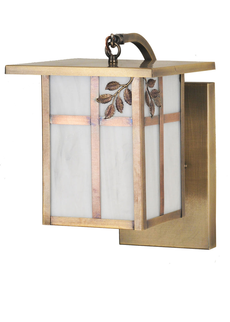 Meyda Tiffany 53708 One Light Wall Sconce, Antique Brass