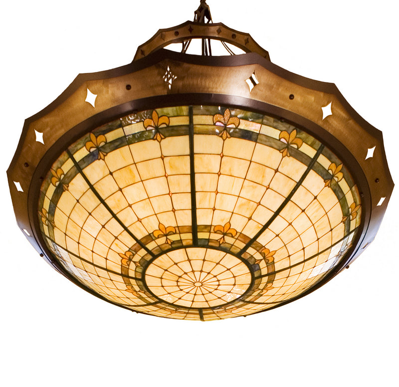 Meyda Tiffany 82439 Eight Light Chandelier, Timeless Bronze