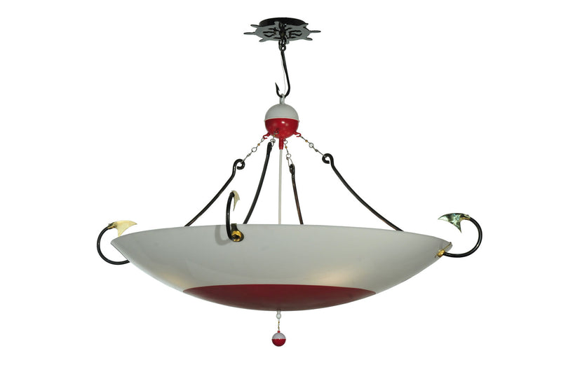 Meyda Tiffany 99851 Eight Light Pendant, Black Chrome