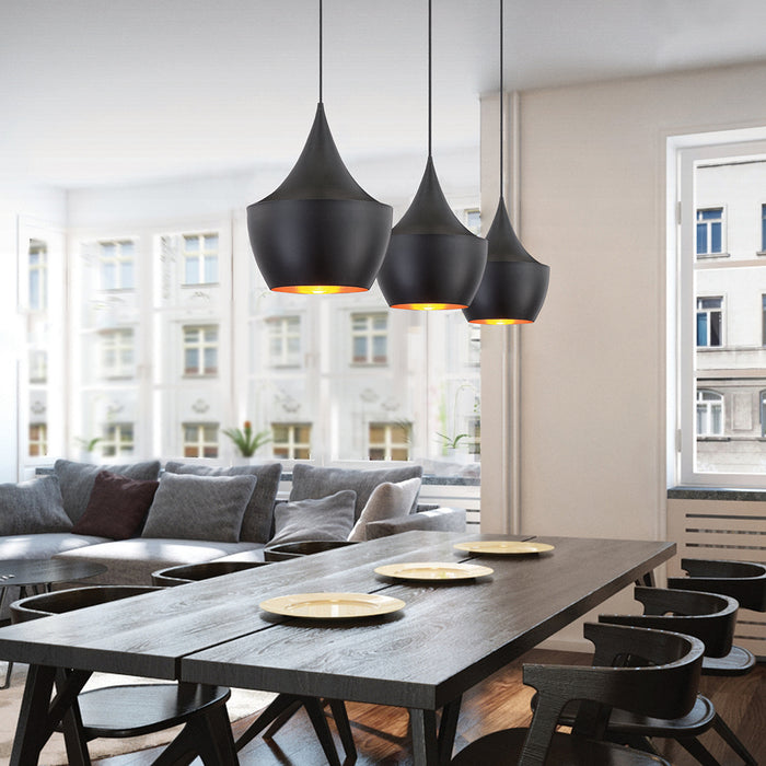 Eurofase 20438-012 One Light Pendant, Black