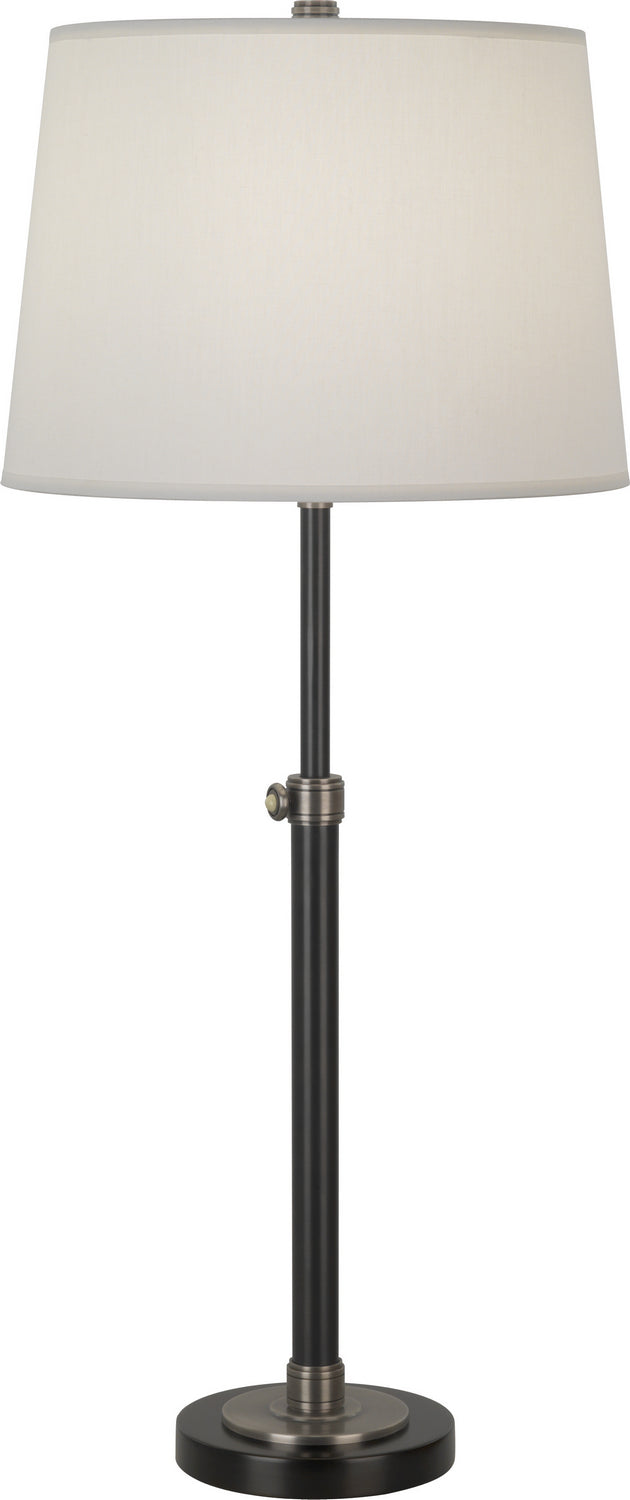Robert Abbey 1841X One Light Table Lamp, Lead Bronze w/Ebonized Nickel