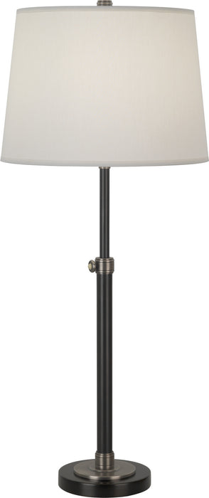 Robert Abbey 1841X One Light Table Lamp, Lead Bronze w/Ebonized Nickel